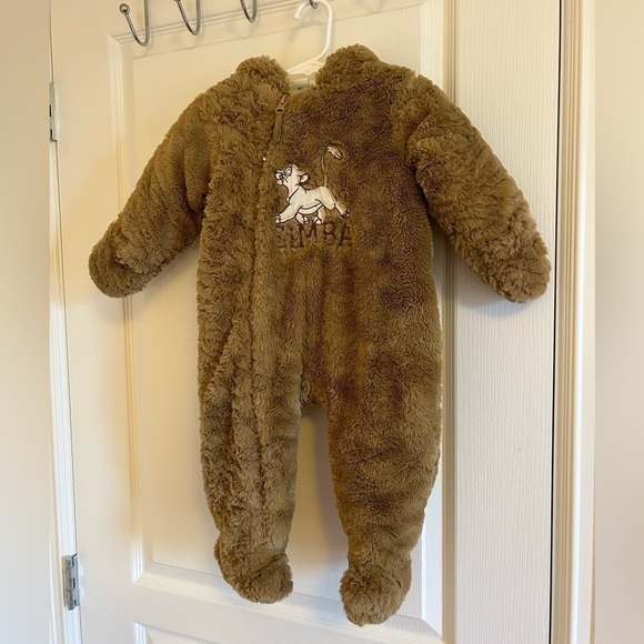 Disney Simba Bunting Suit 6-12 M - Picture 1 of 6